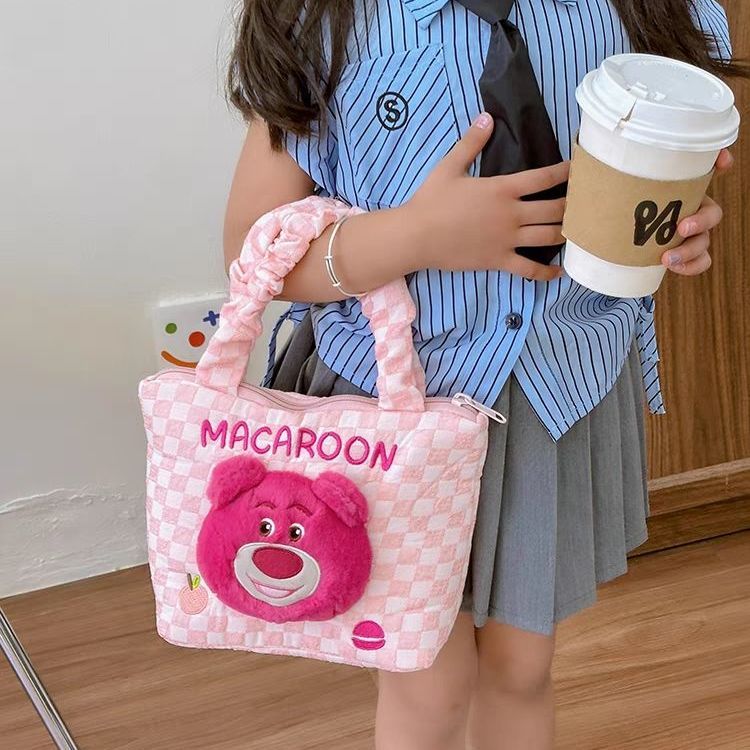 兒童可愛卡通手提包小女孩百搭小豬包包女童寶寶手機零錢背包拎包