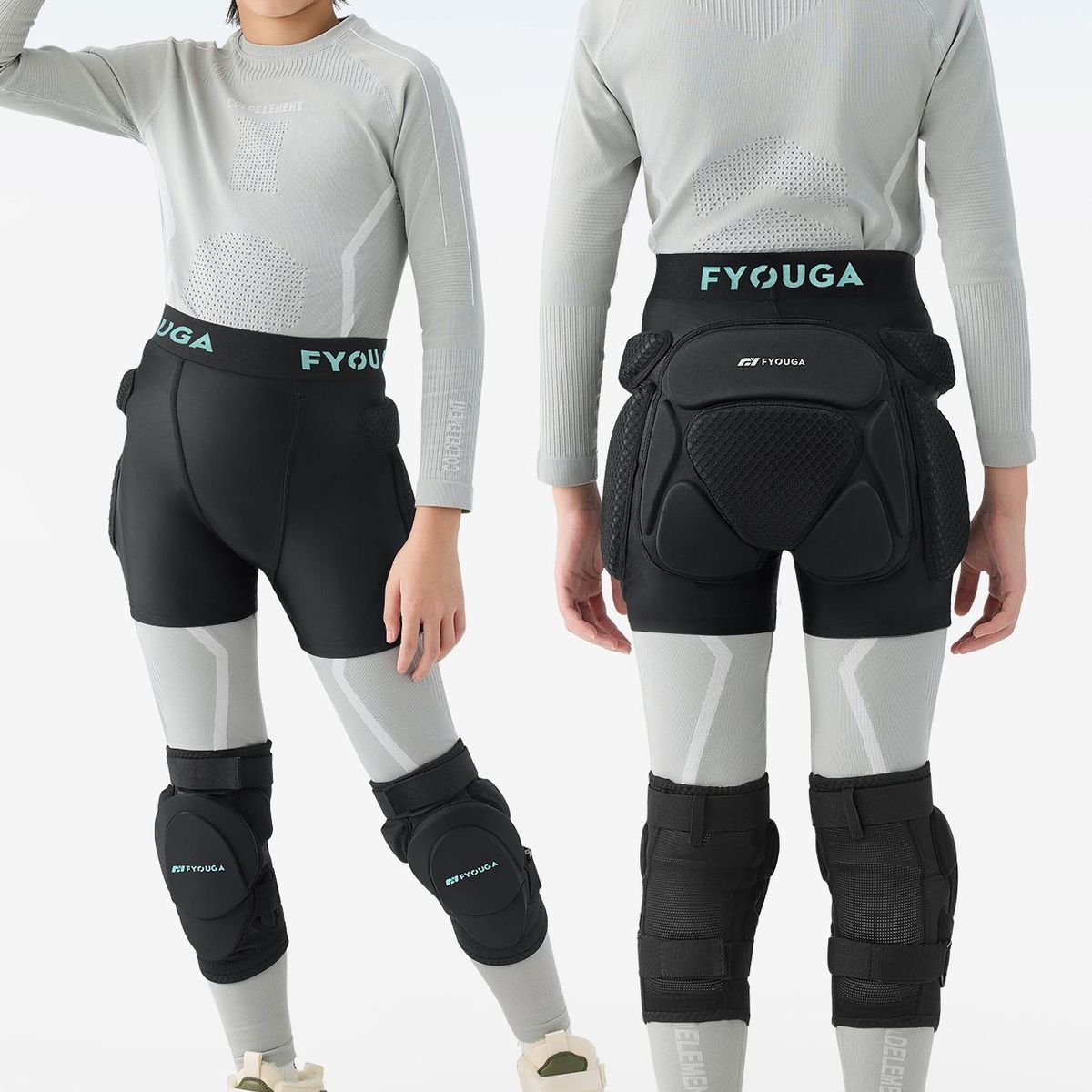 Protezioni da sci per bambini imbottite antinfortunistiche_voghion.com