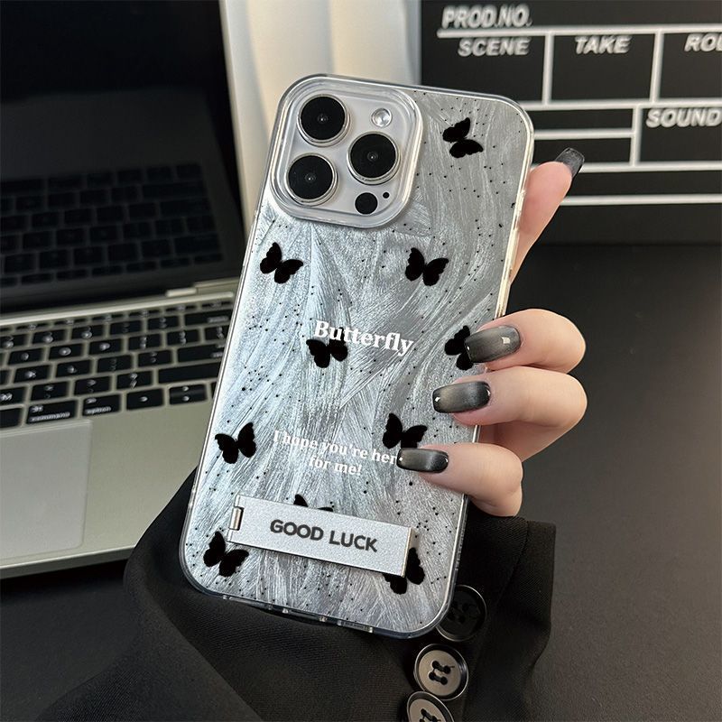 Ink Dot Butterfly Case For Xiaomi 15/14 Pro, New 13 Ultra Shockproof 12/11 Feather Gauze 10s_voghion.com