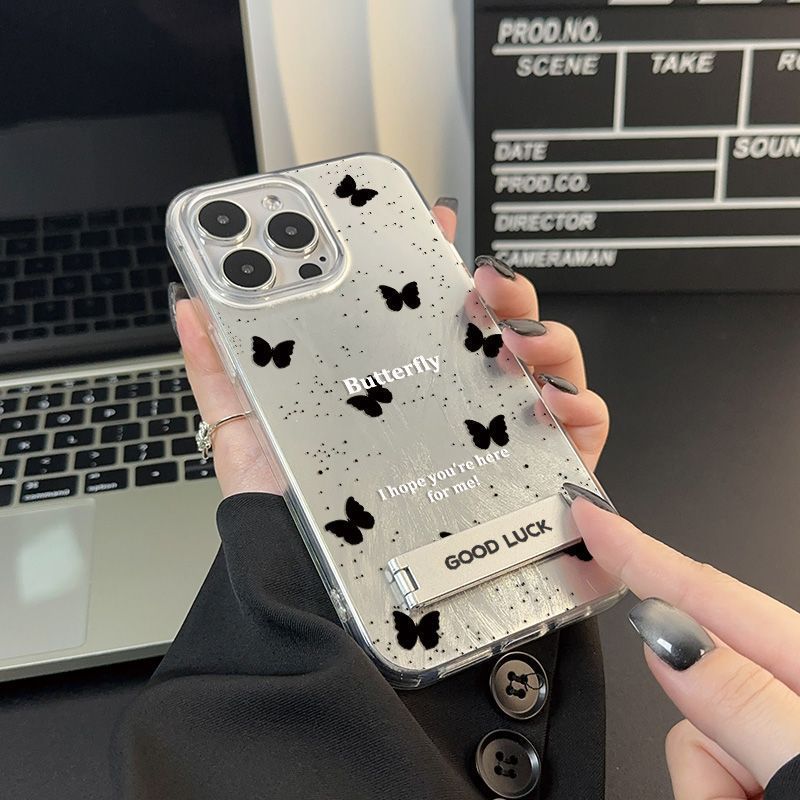 Ink Dot Butterfly Case For Xiaomi 15/14 Pro, New 13 Ultra Shockproof 12/11 Feather Gauze 10s_voghion.com