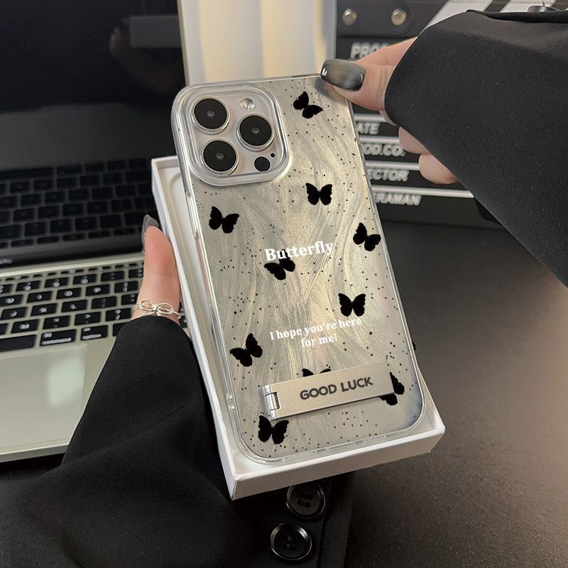 Ink Dot Butterfly Case For Xiaomi 15/14 Pro, New 13 Ultra Shockproof 12/11 Feather Gauze 10s_voghion.com