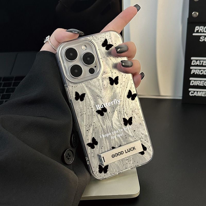 Ink Dot Butterfly Case For Xiaomi 15/14 Pro, New 13 Ultra Shockproof 12/11 Feather Gauze 10s_voghion.com