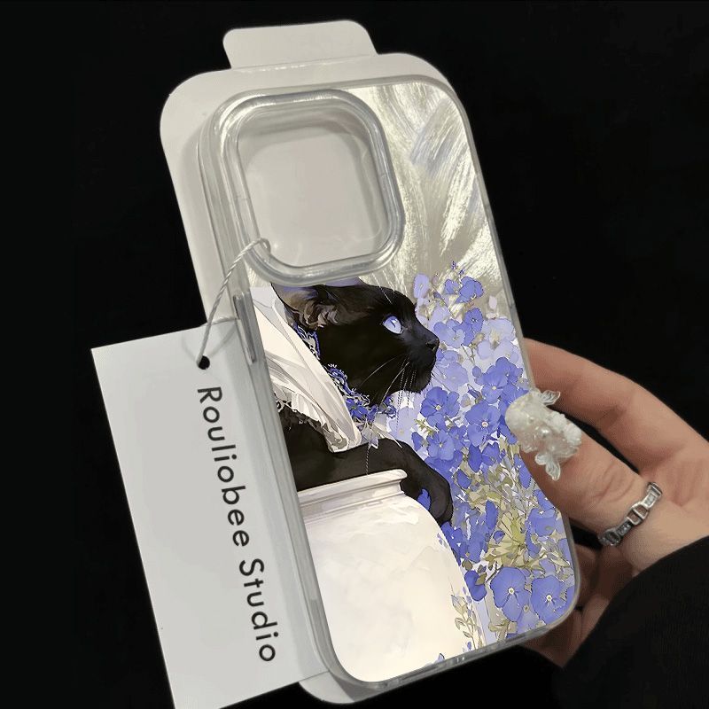 Violet Suitable For Xiaomi 15/14 Pro Phone Case New 13 Ultra Shockproof 12/11 Feather Gauze 10s_voghion.com