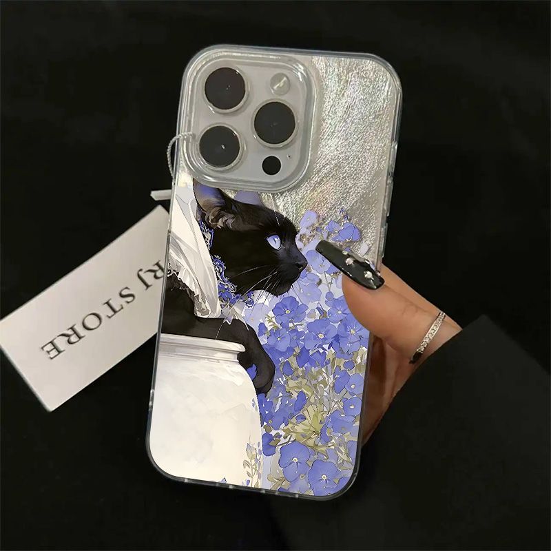 Violet Suitable For Xiaomi 15/14 Pro Phone Case New 13 Ultra Shockproof 12/11 Feather Gauze 10s_voghion.com