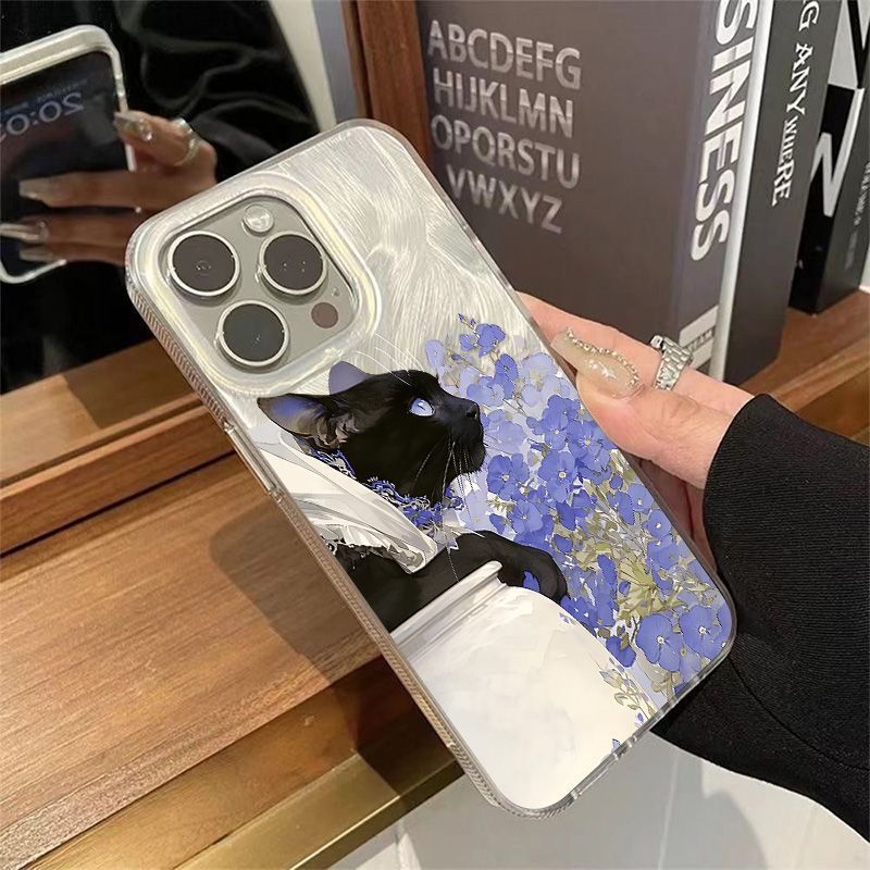 Violet Suitable For Xiaomi 15/14 Pro Phone Case New 13 Ultra Shockproof 12/11 Feather Gauze 10s_voghion.com