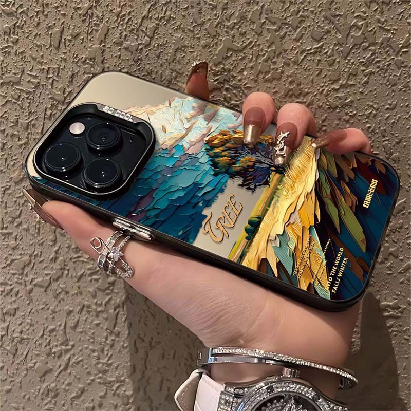 Oil Painting Rice Field Suitable For Xiaomi 15/14 Pro Phone Case 13 Ultra New 12X Matte 10S_voghion.com