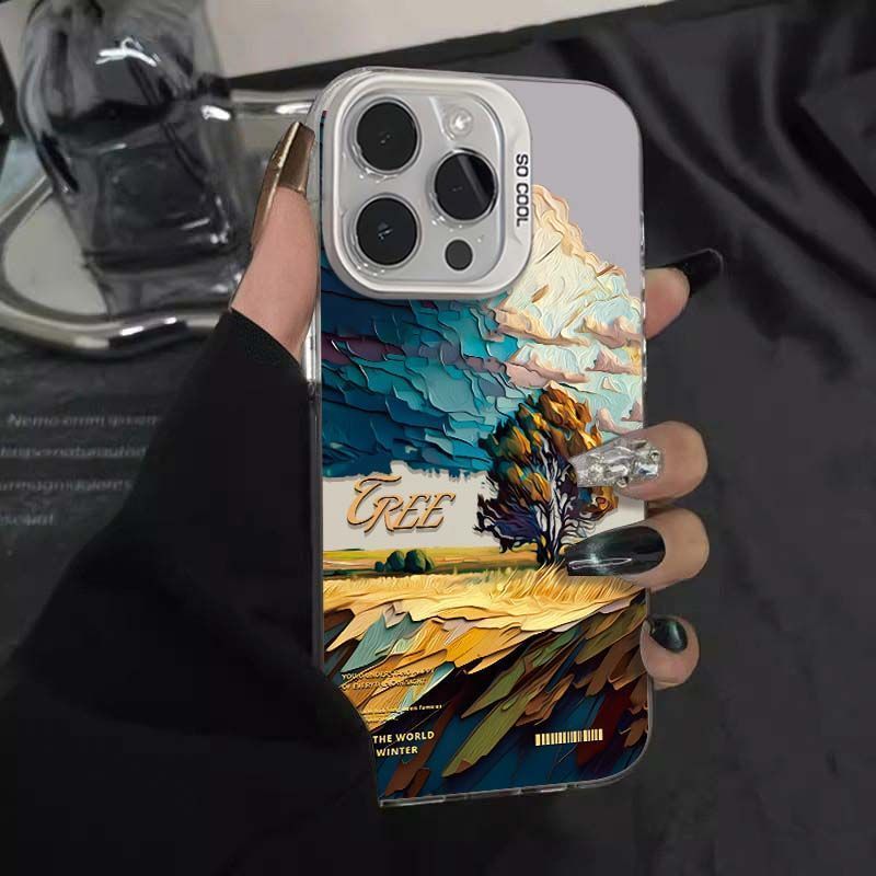 Oil Painting Rice Field Suitable For Xiaomi 15/14 Pro Phone Case 13 Ultra New 12X Matte 10S_voghion.com