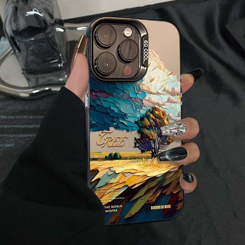 Oil Painting Rice Field Suitable For Xiaomi 15/14 Pro Phone Case 13 Ultra New 12X Matte 10S_voghion.com