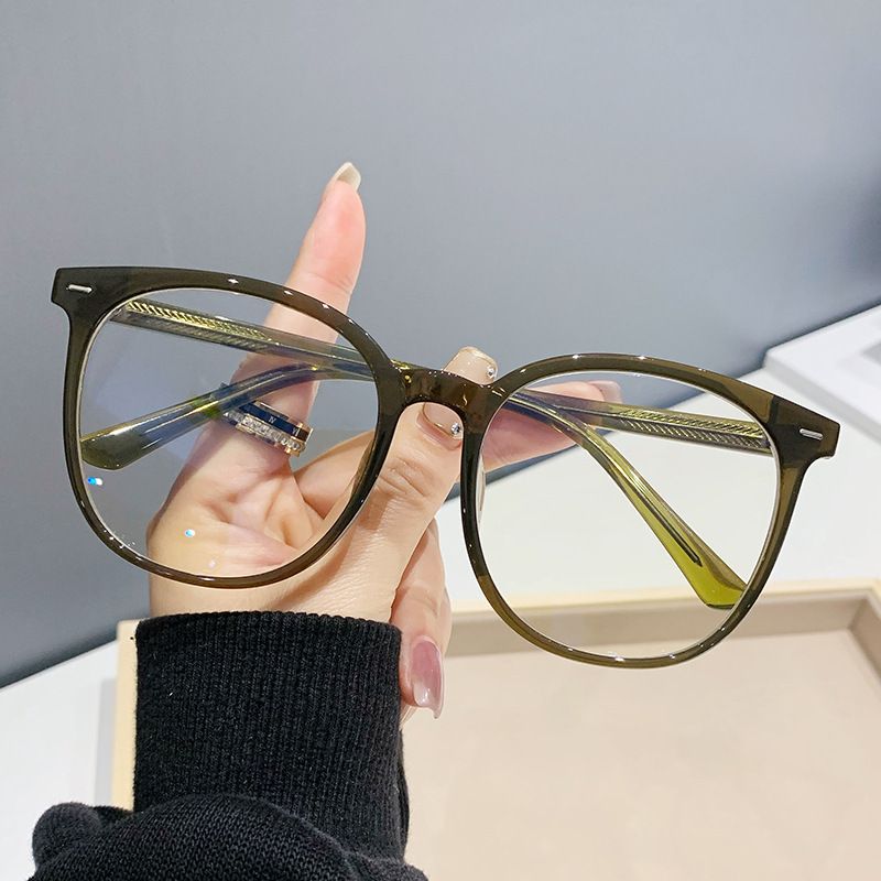 大框近视眼镜女可配度数复古韩版黑框素颜神器眼镜框架大脸显瘦潮