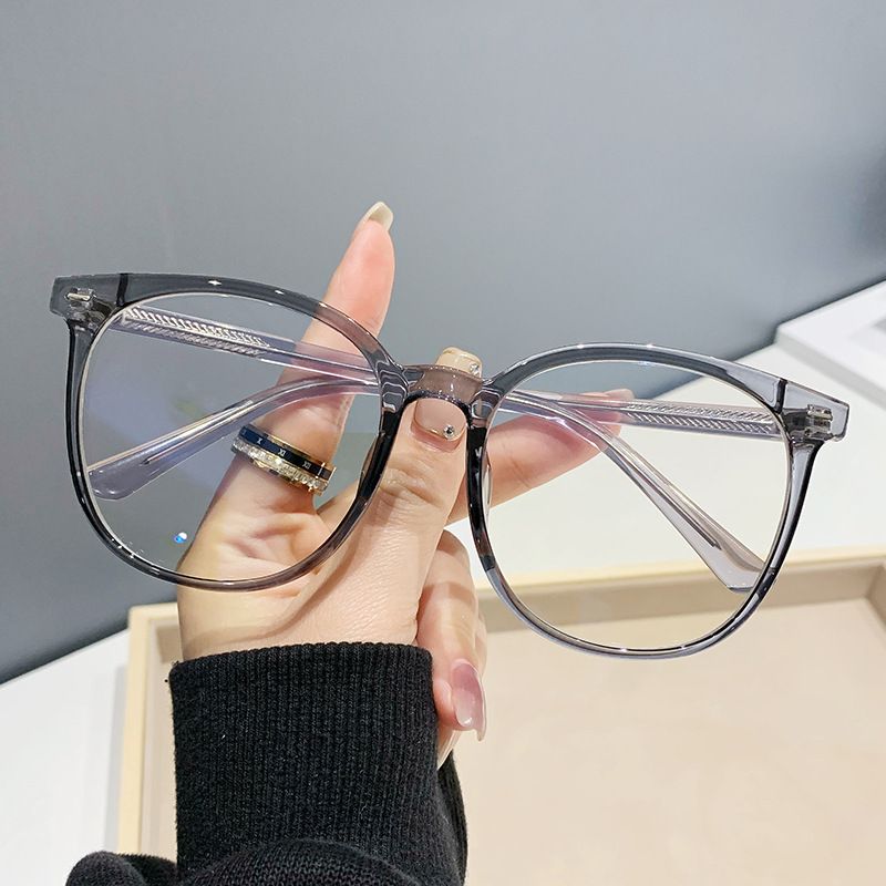 大框近视眼镜女可配度数复古韩版黑框素颜神器眼镜框架大脸显瘦潮