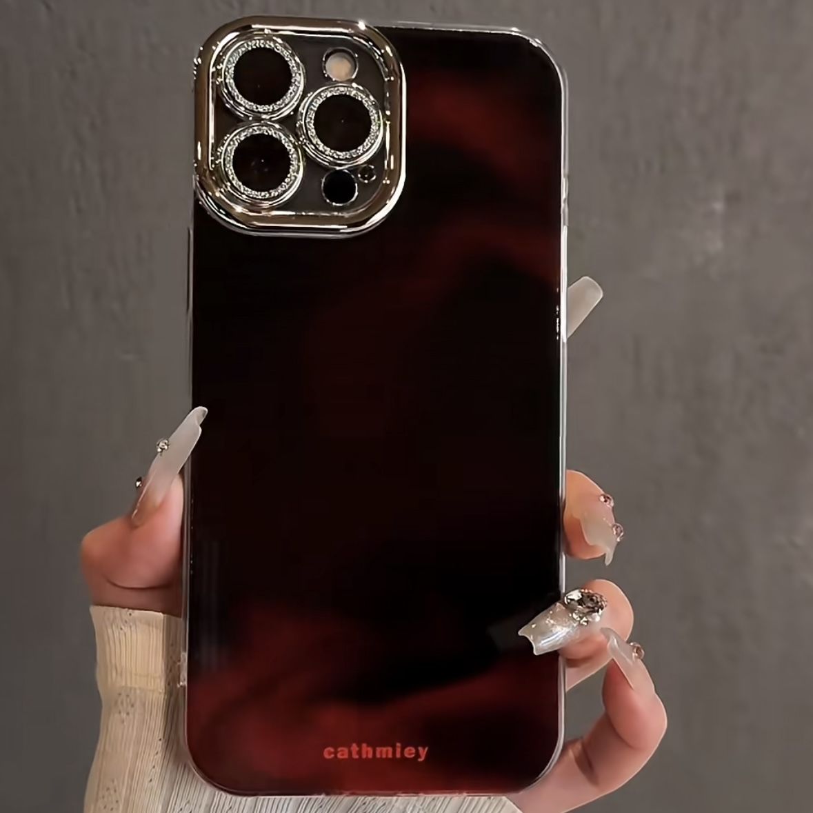 Custodia per telefono rossa 16 iPhone 15 PLUS Premium 14PRO/13PROMAX/12 Pellicola per obiettivo_voghion.com