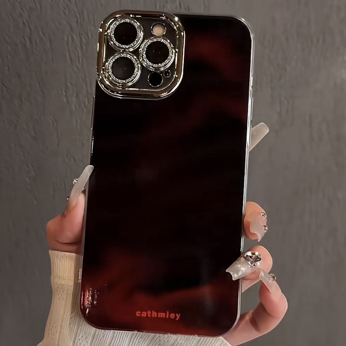 Custodia per telefono rossa 16 iPhone 15 PLUS Premium 14PRO/13PROMAX/12 Pellicola per obiettivo_voghion.com