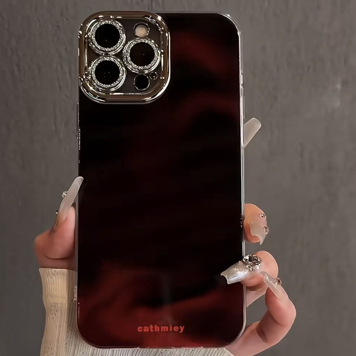 Custodia per telefono rossa 16 iPhone 15 PLUS Premium 14PRO/13PROMAX/12 Pellicola per obiettivo_voghion.com