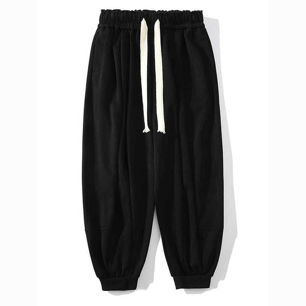 Japanese sweatpants men's trendy fat men's large size lantern casual trousers spring and summer loose harem sports pants