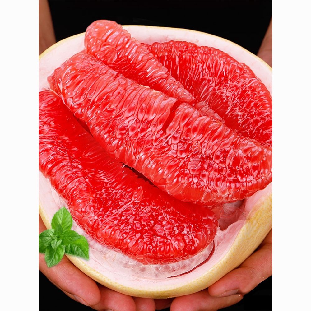 爆甜三红蜜柚子红心蜜柚超甜大果沙田柚当季水果新鲜薄皮红肉柚子