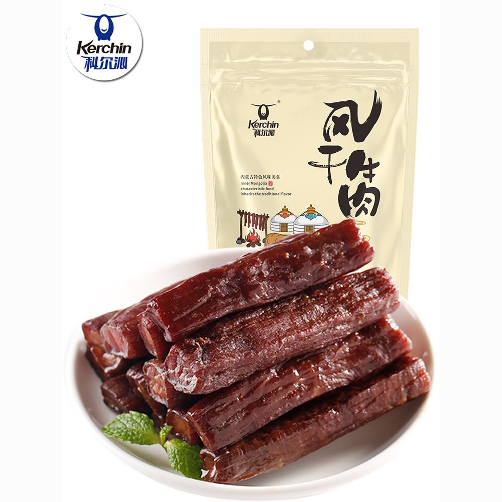 科尔沁风干牛肉250g手撕牛肉干内蒙古特产61儿童节零食解馋0678.
