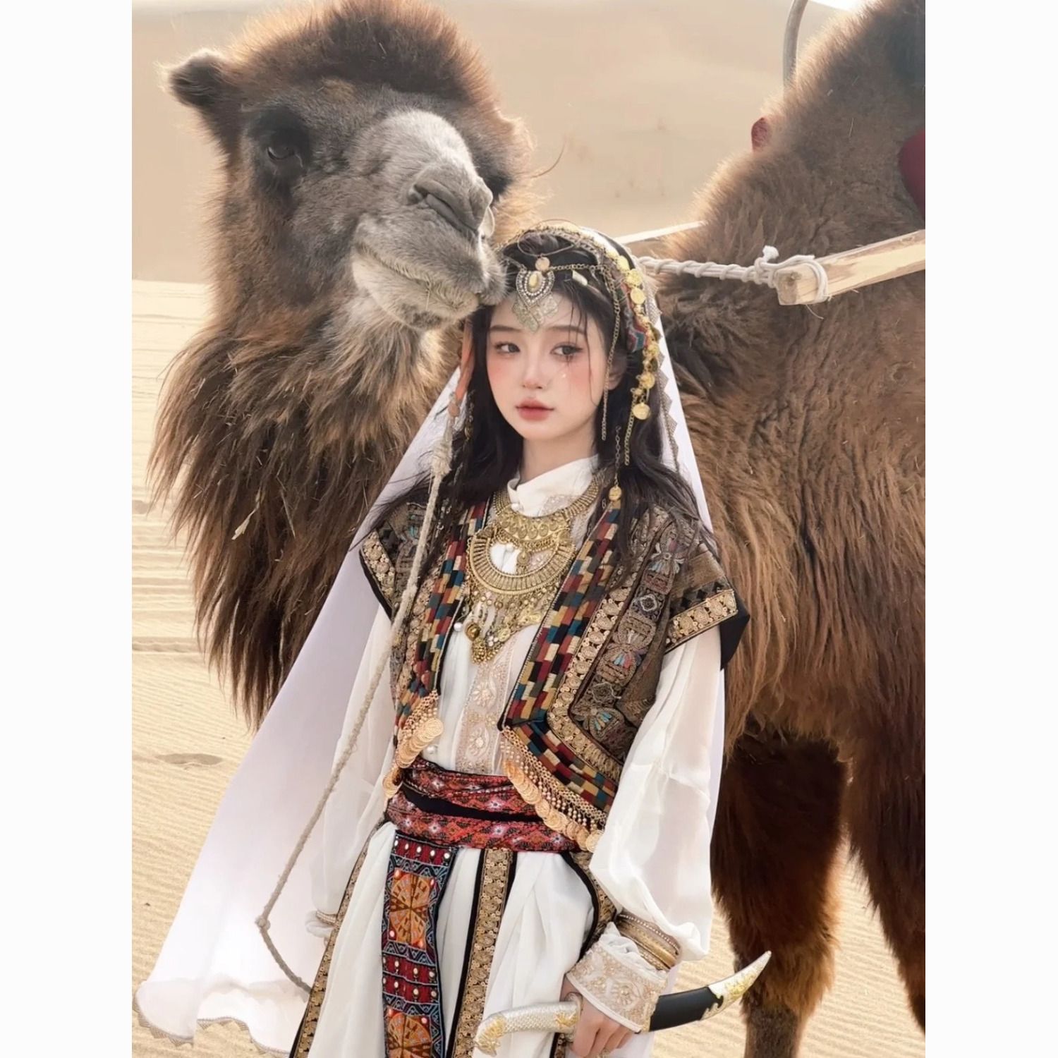 古国公主民族民族特色西域服装原版新疆写真云南异域元素宫廷摄影