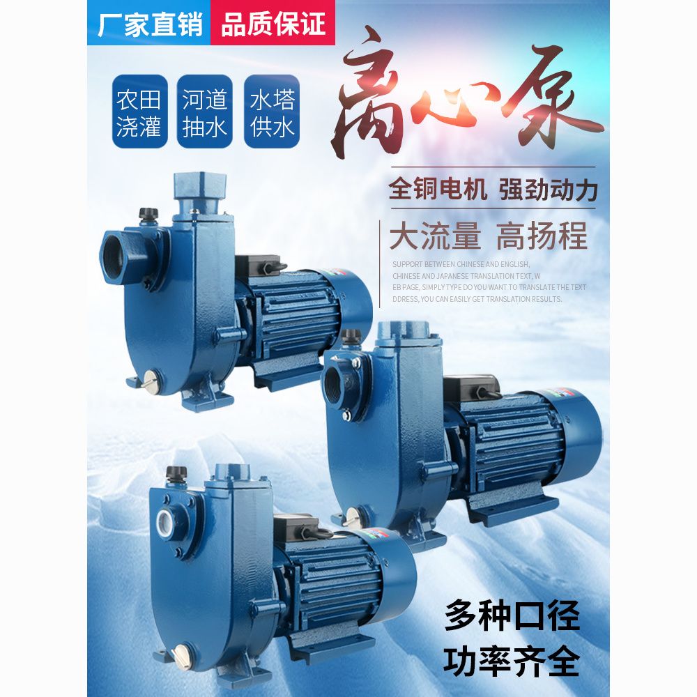 全铜ZBD闽东离心泵家用高扬程闵东自吸泵大流量农业灌溉循环顺丰 图片 5