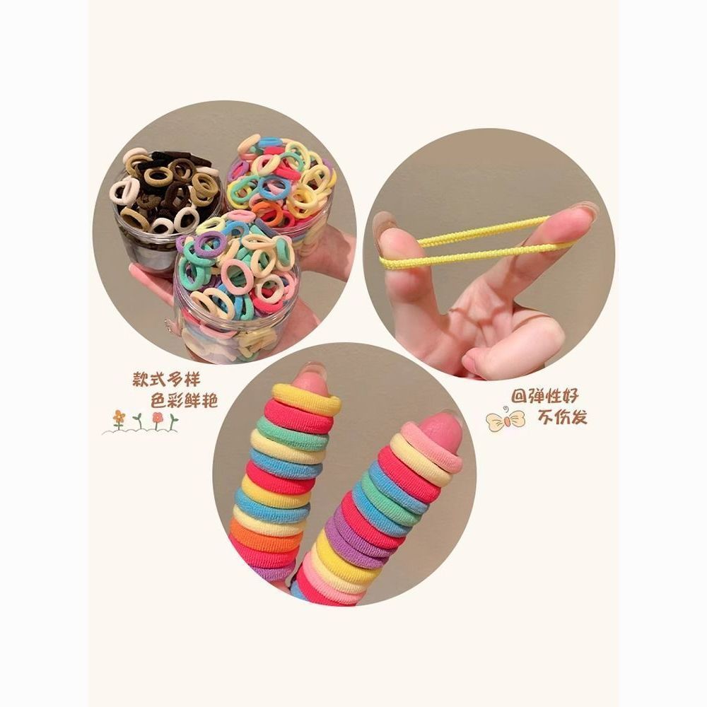 宝宝发圈高弹力儿童毛巾圈不伤发公主扎头发橡皮筋女童小公主 图片 2