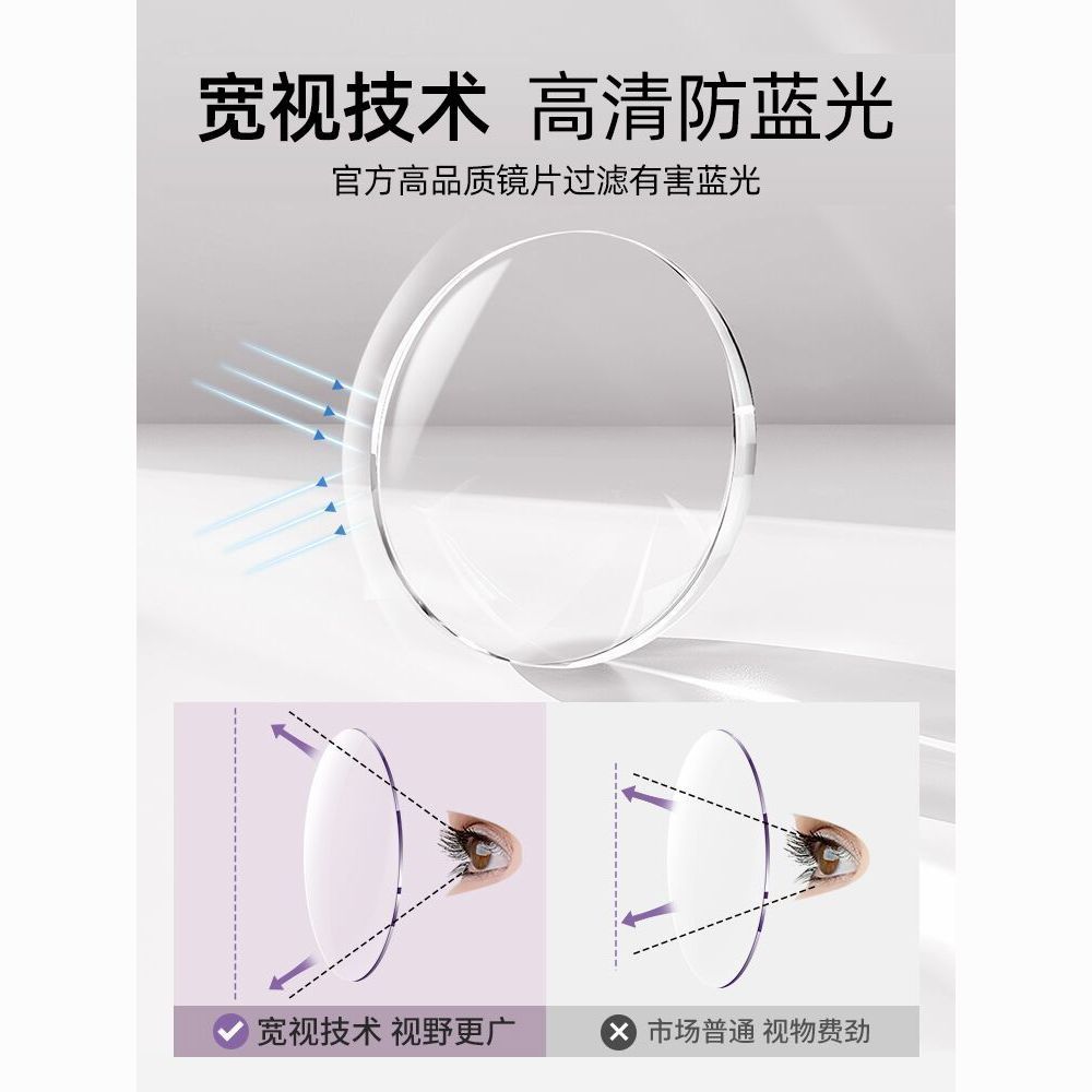 欧轩正品高清老花镜超轻防蓝光抗疲劳品牌高清老光眼镜周润发同款 图片 6