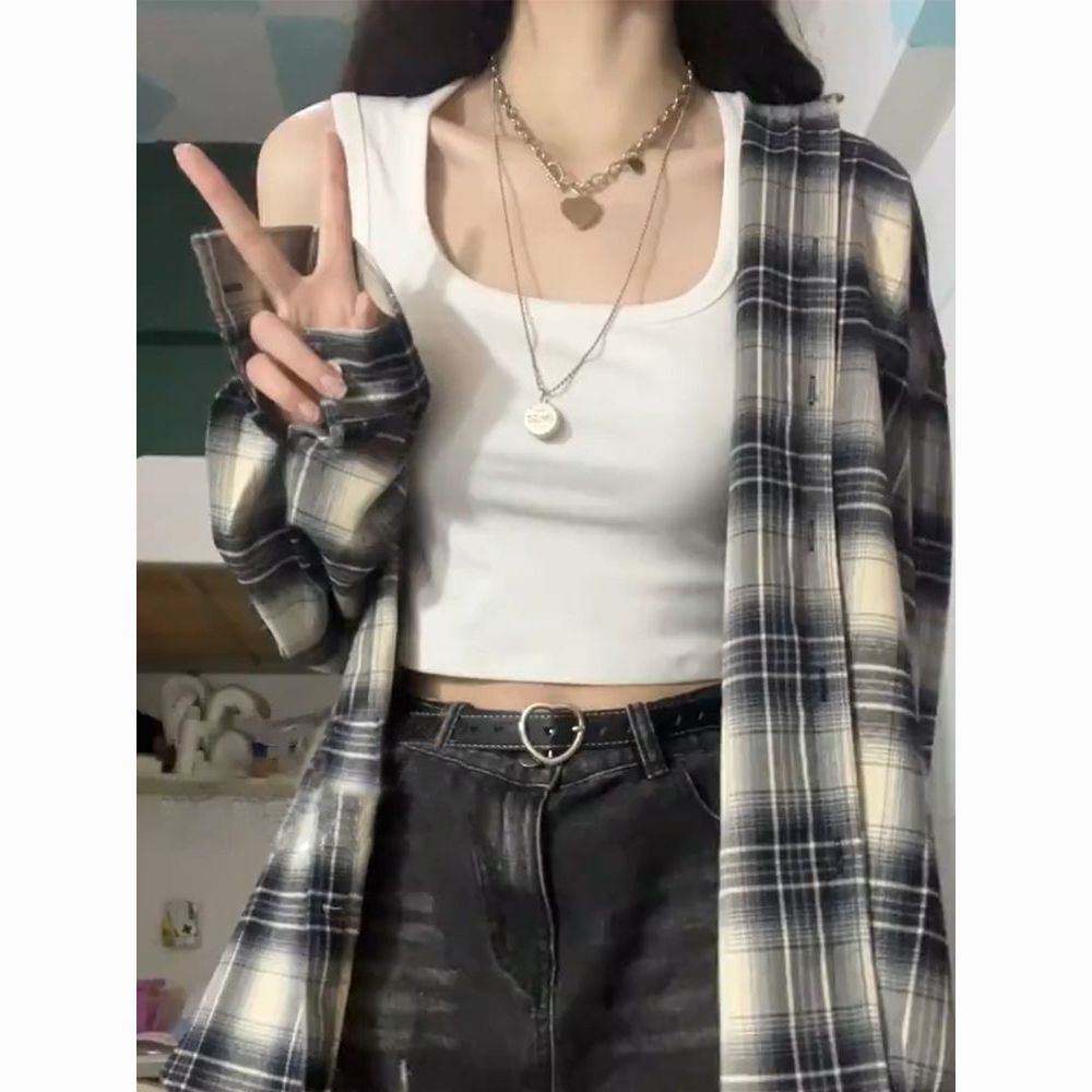吊带背心女内搭2026夏季新款外穿遮副乳工字纯色宽肩带打底上衣潮 图片 9