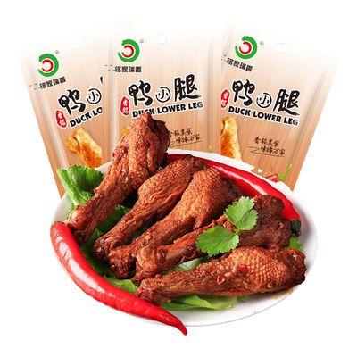 铭家瑞香鸭小腿卤味鸭腿熟食即食下酒菜食品蜜汁香辣零食小吃