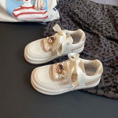 73840/汀妮萱原创日系可爱小白鞋女百搭厚底松糕大头丑萌鞋2021新款潮鞋