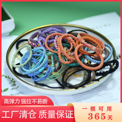 77582/韩版网红高弹成人头绳女简约百搭扎头发发饰橡皮筋发绳发圈头绳