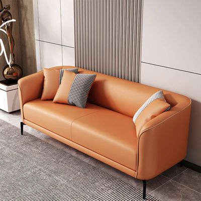 意式科技布艺沙发小户型双人简易现代客厅公寓租房轻奢组合厚坐垫