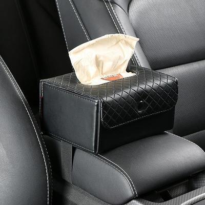 创意车用纸巾盒扶手箱固定座式挂式遮阳板纸巾盒天窗汽车内纸巾抽