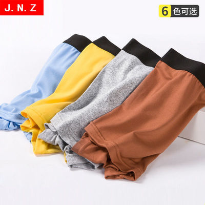70823/男士纯棉平角宽松透气吸汗中老年抗菌大码肥佬宽松爸爸四角短裤衩