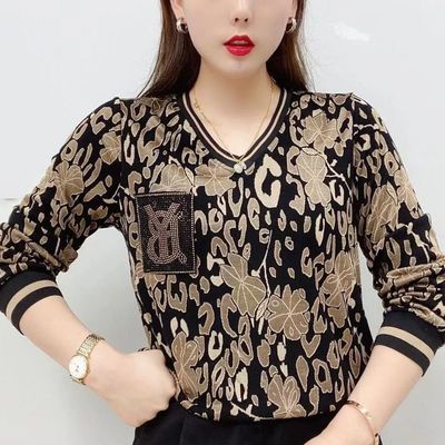 73067/加绒/单款遮肚打底衫女秋冬加绒加厚保暖中老年妈妈装上衣T恤洋气
