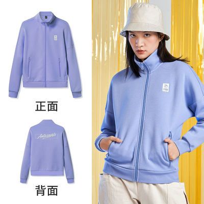 78780/安踏外套2021秋季新款女装拉链开衫卫衣针织运动上衣学生跑步长袖