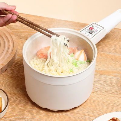 78899/电煮锅多功能电炒锅学生宿舍家用迷你陶瓷锅煎炒煮一体不粘电火锅