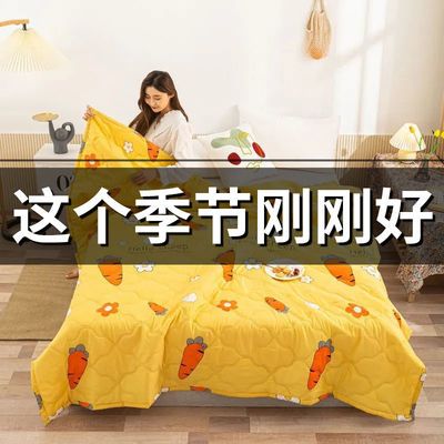 72600/【限时半价】夏凉被空调被春秋夏被儿童被子学生被芯单双人薄被
