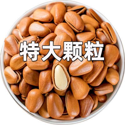 东北松子原味开口松子批发袋装500g/100g坚果干果零食大礼包