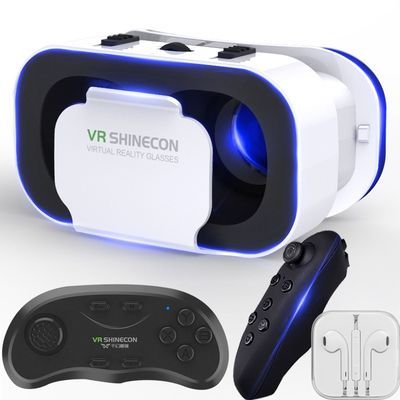 VR眼镜虚拟现实手机3D眼镜智能游戏头盔式爱奇艺VR一体机携