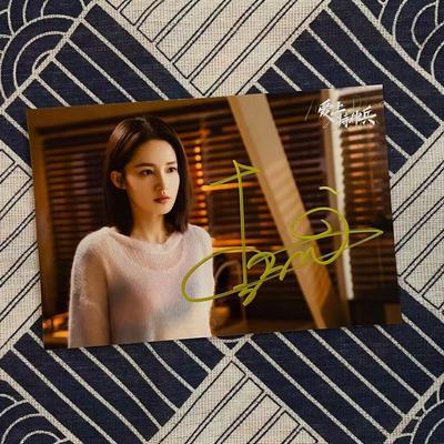 李沁亲笔签名照片节假日送女朋友闺蜜个人收藏情侣优选小礼品周边