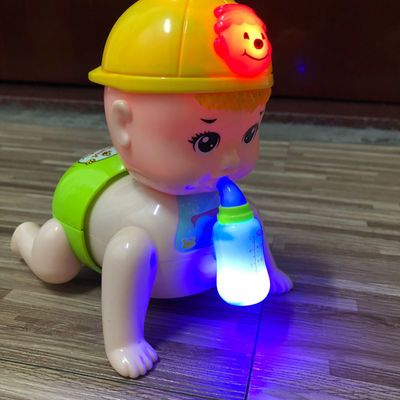 76338/婴儿玩具有声会动宝宝学爬行6-7-8个-12月益智儿童男孩女孩0-1岁