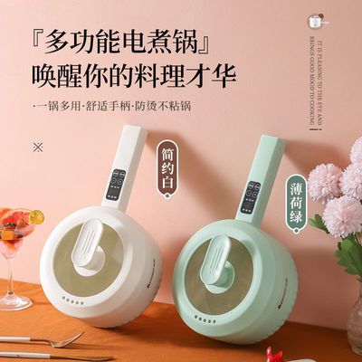 73251/志高宿舍学生电煮锅家用一体多功能迷你电热锅煎炒蒸煮火锅锅具