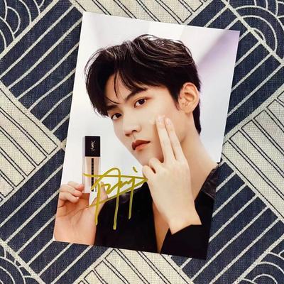 周柯宇亲笔签名照片节假日送女朋友闺蜜个人收藏情侣优选礼品周边