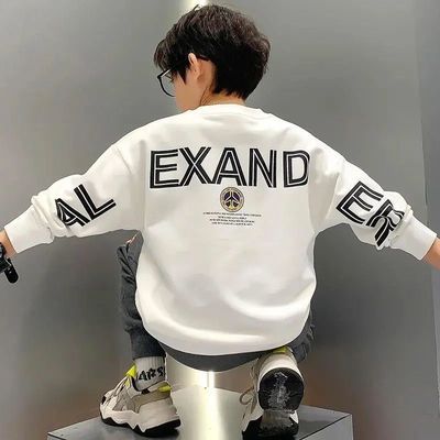 75481/儿童秋季长袖打底衫男童卫衣秋装中大童T恤早秋外穿男孩上衣潮