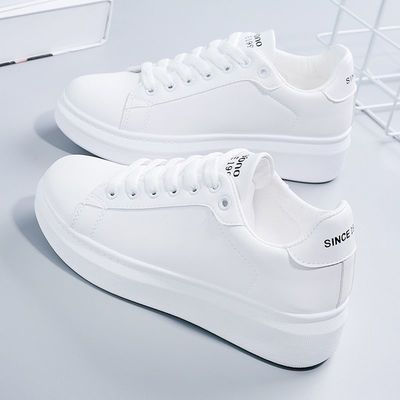 78273/小白鞋女2021秋季新款百搭厚底鞋子女学生韩版ins原宿风运动板鞋