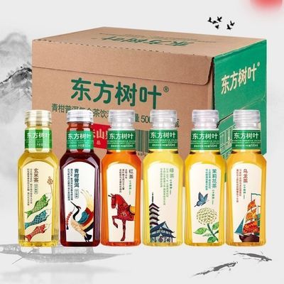 89742/农夫山泉东方树叶500ml/瓶瓶0糖0卡0脂肪茶饮料
