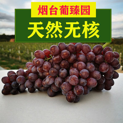 75988/无籽提子红宝石葡萄脆甜无核新鲜当季水果克伦生净重3/5斤克瑞森