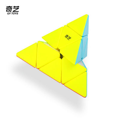 奇艺魔方格启明s2金字塔 三角形异形三阶金字塔魔方益智玩具