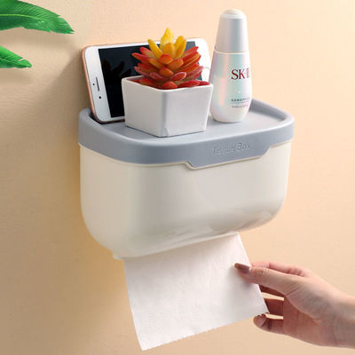 免打孔厕所放纸盒装纸抽纸盒卫生间纸巾盒防水卫生纸置物架纸巾架