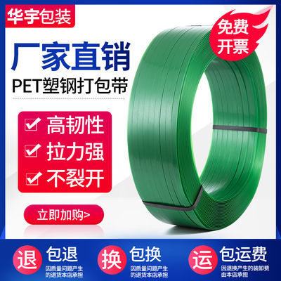 168106/PET塑钢带 1608绿色塑钢带手工塑料打包带 绿色捆扎带 塑钢打包带
