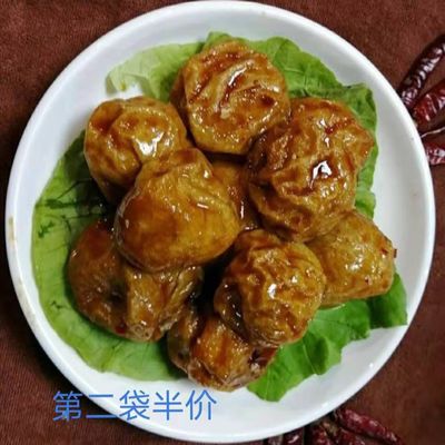 无锡特产正宗口味肉酿面筋包装熟食厂家直销冲量销售新鲜