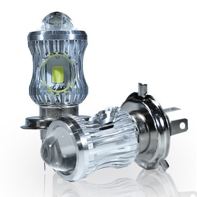 正品摩托车透镜LED灯泡内置远近光超亮100W电动车LED射灯前大灯泡